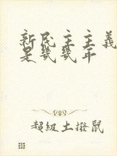 新民主主义革命是几几年