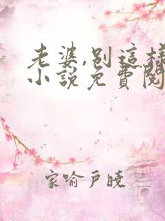 老婆,别这样 小说免费阅读