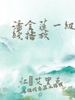 潘金莲一级片在线播放