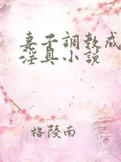 妻子调教成公用淫具小说