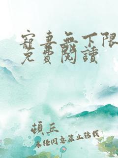 宠妻无下限全文免费阅读