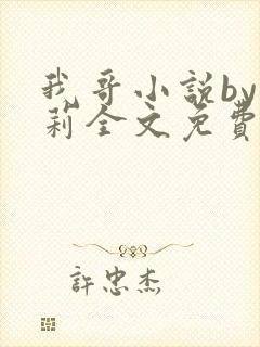 我哥小说by雪莉全文免费阅读