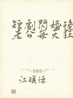 短剧闪婚后大叔老公每天狂宠我在线观看