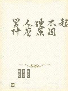 男人硬不起来是什么原因