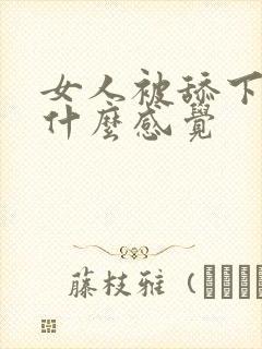 女人被舔下面是什么感觉