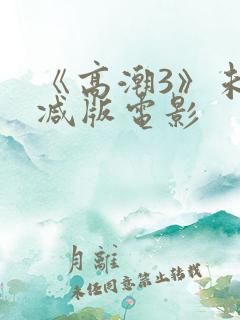 《高潮3》未删减版电影