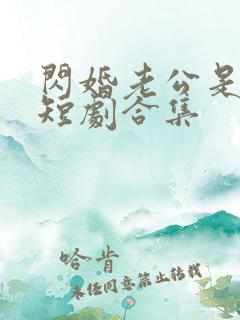 闪婚老公是总裁短剧合集