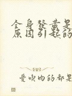 全身发黄是什么原因引起的女人