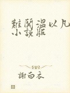 难哄温以凡桑延小说版