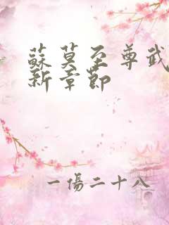 苏莫至尊武魂最新章节