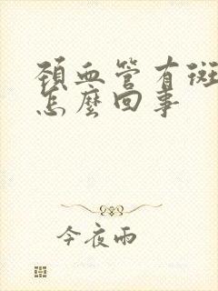 颈血管有斑块是怎么回事