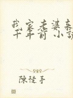 我家老婆来自一千年前 小说