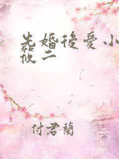 先婚后爱小说梦筱二