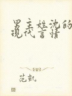 男主姓沈的小说现代言情