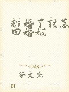 离婚了该怎样挽回婚姻