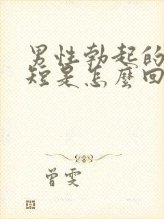 男性勃起的时间短是怎么回事