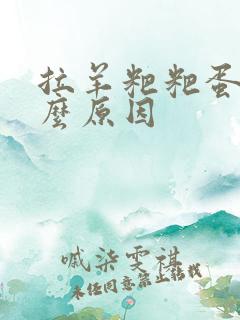 拉羊粑粑蛋是什么原因