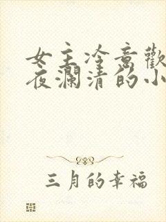 女主冷意欢男主夜澜清的小说免费阅读