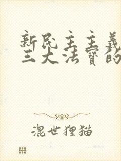 新民主主义革命三大法宝的关系