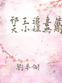 邪王追妻废材逆天小姐无删减