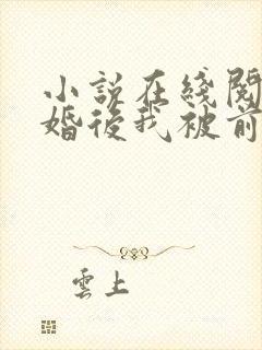 小说在线阅读离婚后我被前夫缠上了