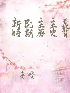 新民主主义革命时期历史背景