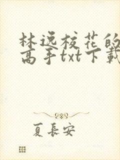 林逸校花的贴身高手txt下载