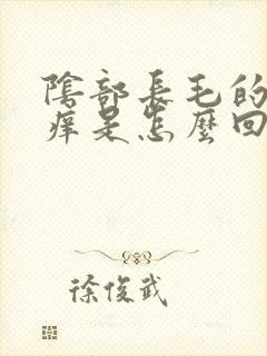 阴部长毛的地方痒是怎么回事