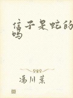 信子是蛇的舌头吗