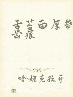 舌苔白厚带腻有齿痕