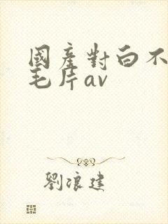 国产对白不带套毛片av