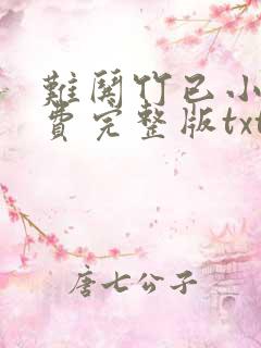 难哄竹已小说免费完整版txt下载