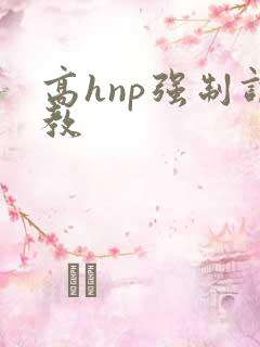 高hnp强制调教