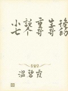 小说重生后成为七个哥哥的心头宝