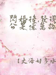 闪婚后,发现老公是亿万总裁完整版