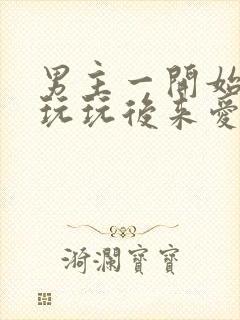 男主一开始只是玩玩后来爱上女主的小说