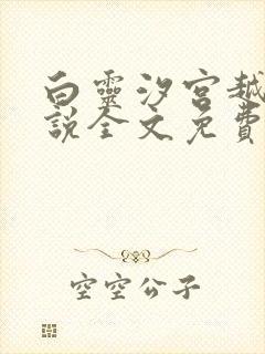 白灵汐宫越辰小说全文免费阅读