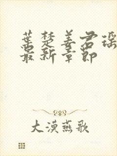 叶楚姜君瑶小说最新章节