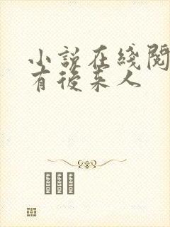 小说在线阅读还有后来人