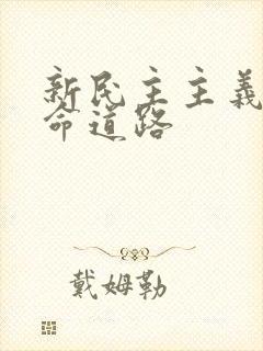 新民主主义的革命道路