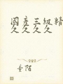 国产三级精品久久久久久