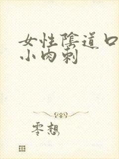 女性阴道口内有小肉刺