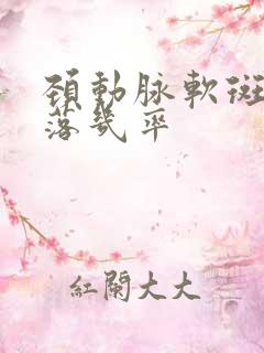 颈动脉软斑块脱落几率