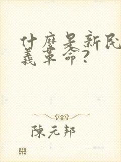 什么是新民主主义革命?