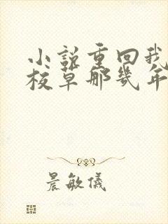 小说重回我爸当校草那几年