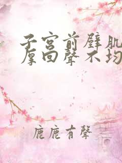 子宫前壁肌层增厚回声不均匀是什么意思