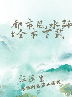 都市风水师txt全本下载