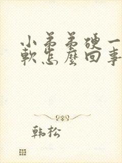 小弟弟硬一会又软怎么回事