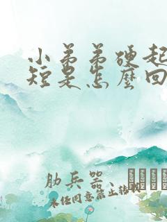 小弟弟硬起来很短是怎么回事