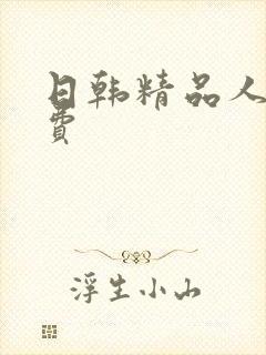 日韩精品人妻免费